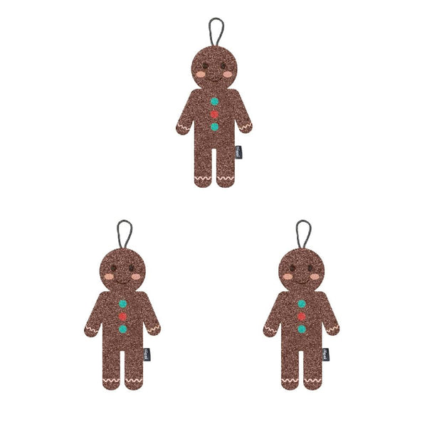 Gingerbread Man Scrubber Sponge - 3 Pack