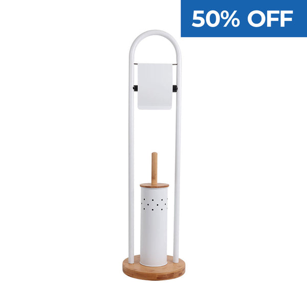 Eco Basics Toilet Roll Dispenser & Brush