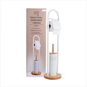 Eco Basics Toilet Roll Dispenser & Brush