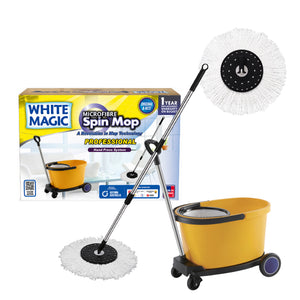 White Magic Professional Spin Mop Set