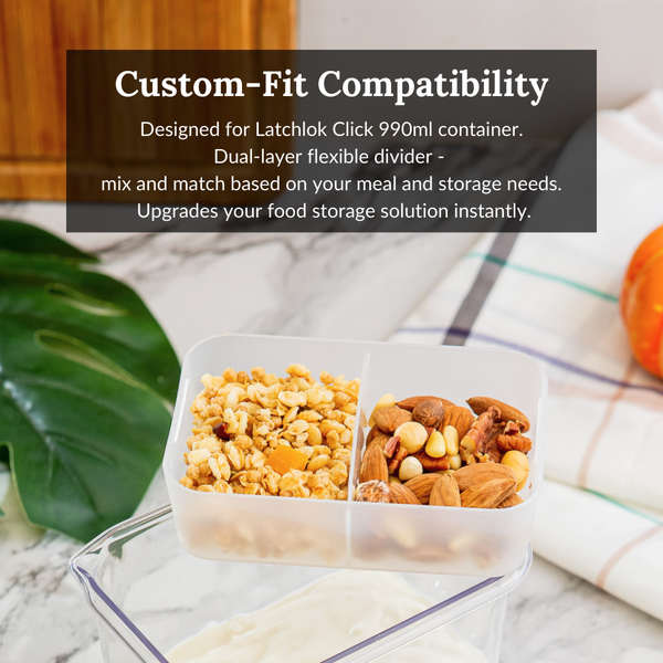 2pc Divider for 990ml Container