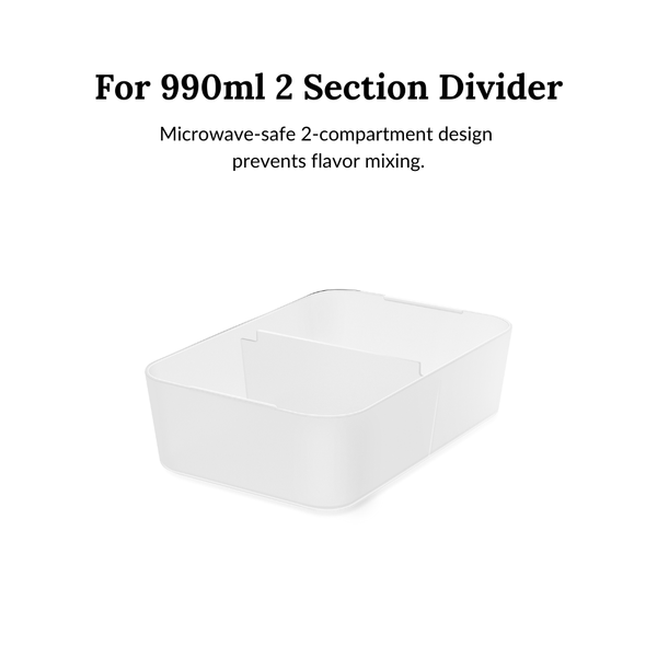 2pc Divider for 990ml Container