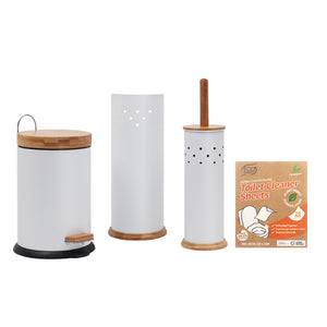 Eco Basics 3 in 1 Bathroom Set With 20 Cleaning Sheets