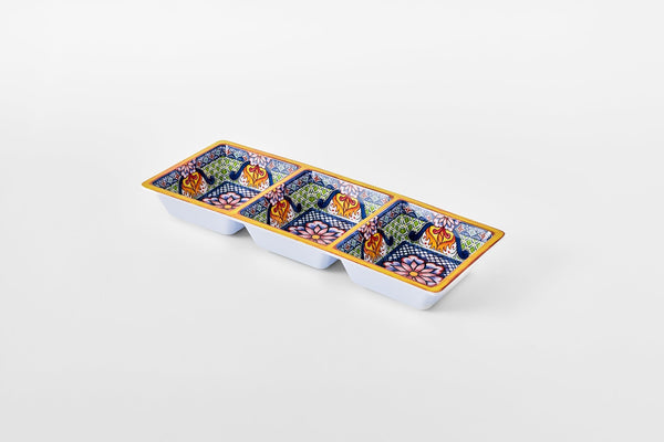 3 Section Taco Tray (Yellow)