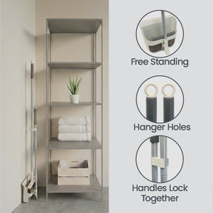 White Magic Indoor Outdoor Broom & Dustpan Set