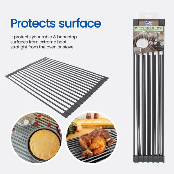 White Magic Drying Rack and Trivet