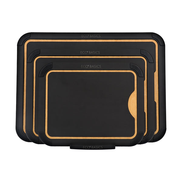 Eco Basics Carving Board with Juice Groove - Set