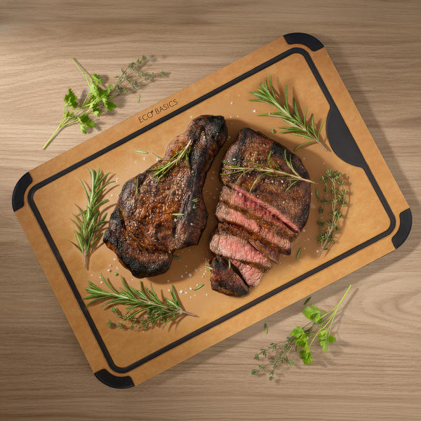 Eco Basics Carving Board with Juice Groove - Large