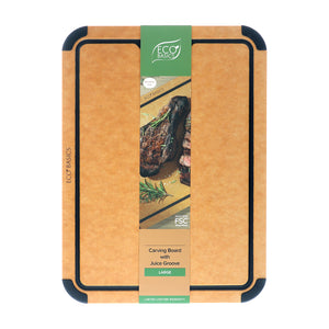 Eco Basics Carving Board with Juice Groove - Large