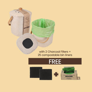 Eco Basics Kitchen Compost Waste Bin 6L