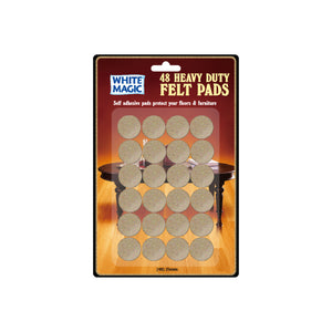 White Magic Heavy Duty Felt Pads - 48 pcs