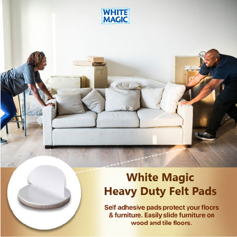 White Magic Heavy Duty Felt Pads - 16 pcs