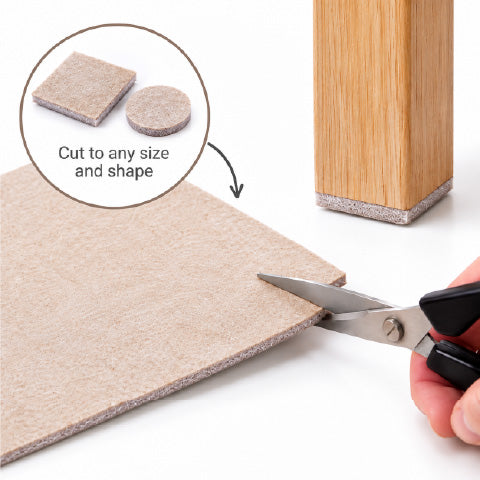 White Magic Heavy Duty Felt Pads - 278 pcs