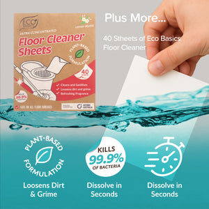 White Magic Flat Mop & Bucket Set