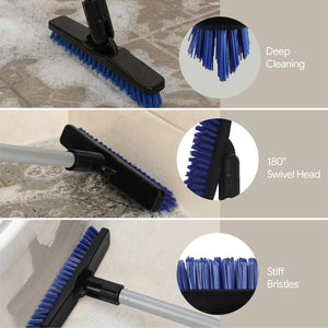 White Magic Long Handle Grout Brush