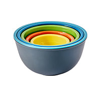 Prepara Two-Tone Pinch Bowls - 5 Piece Set