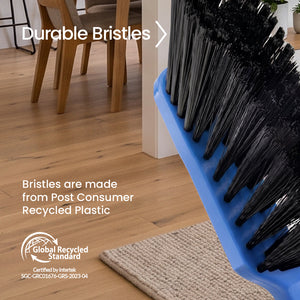 White Magic Recycled Plastic Dustpan and Brush Set