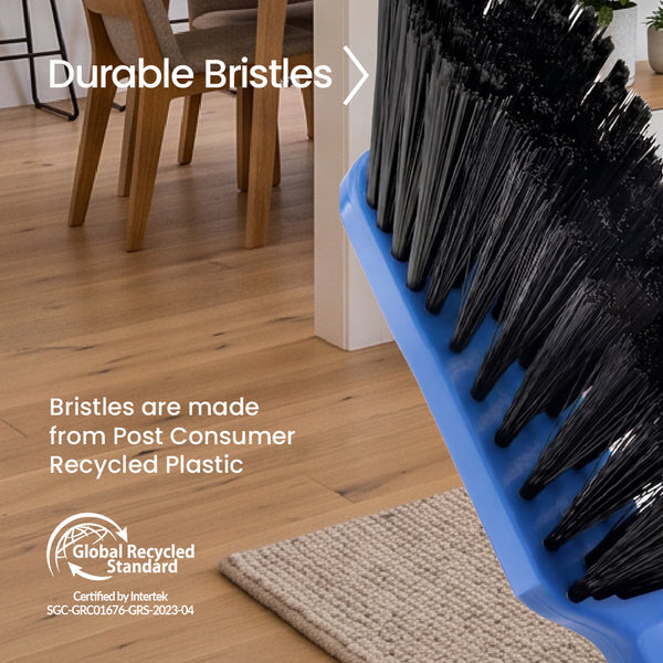 White Magic Recycled Plastic Dustpan and Brush Set