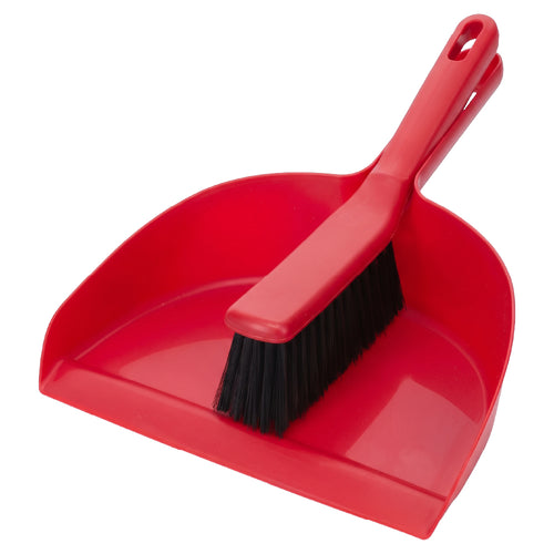 White Magic Recycled Plastic Dustpan and Brush Set