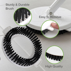 White Magic Spin Mop Scrubbing Brush