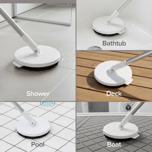 White Magic Spin Mop Scrubbing Brush