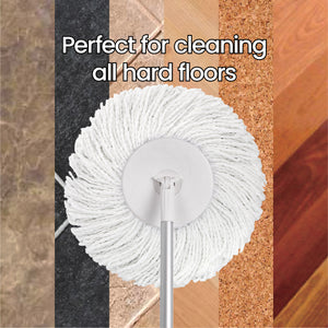 White Magic Turbo Spin Mop Complete Set