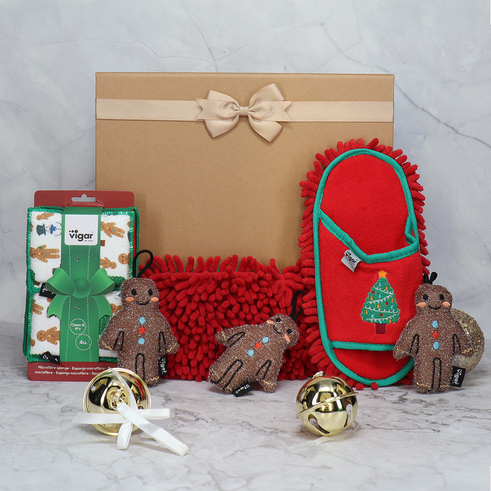 Vigar Christmas Gingerbread Cleaning Hamper