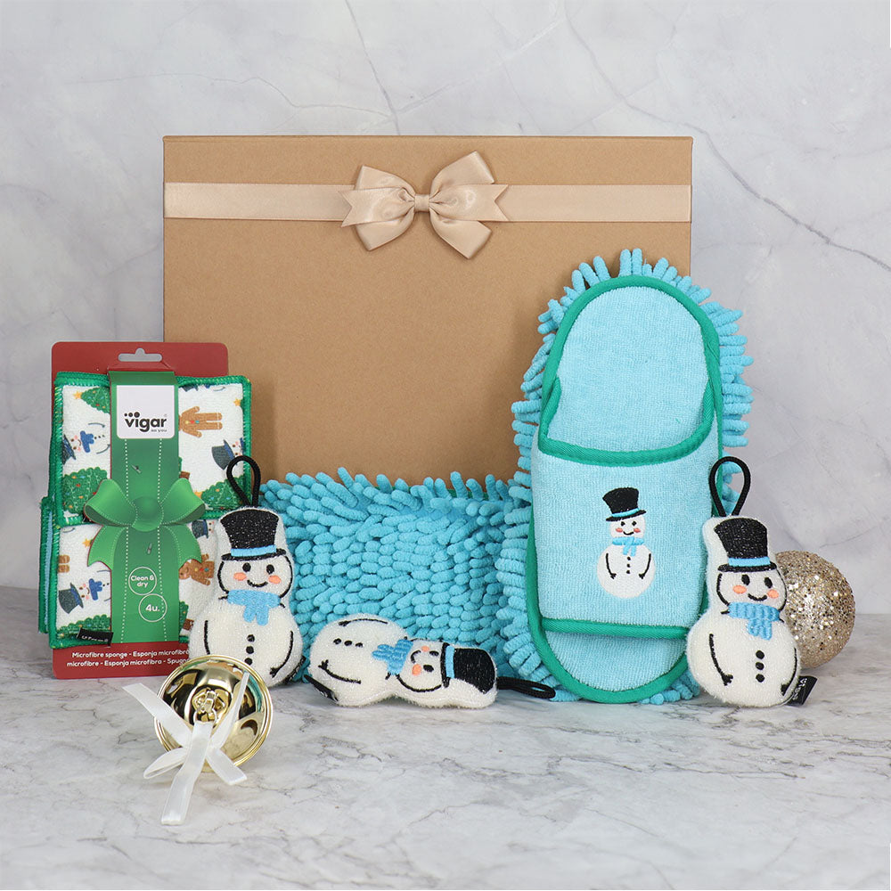 Vigar Christmas Snowman Cleaning Hamper