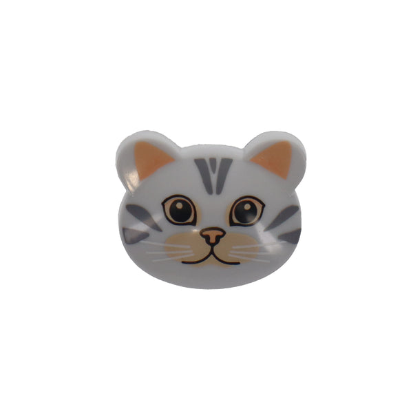 White Magic Cute Bag Clips-Bengal Cat 6 Pack