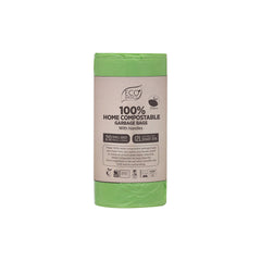 Eco Basics 100% Home Compostable Garbage Bags, Small,12L, 20 Bags