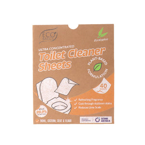 Eco Basics Toilet Cleaner Sheets 40 pack - Ecucalytus