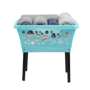 White Magic Laundry Basket On Legs