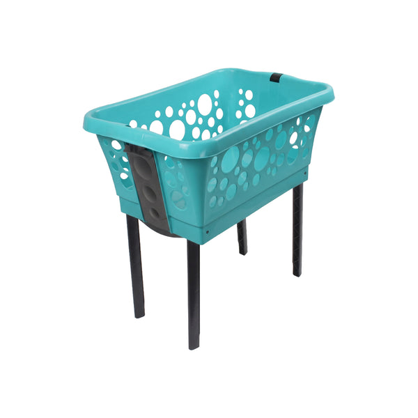 White Magic Laundry Basket On Legs