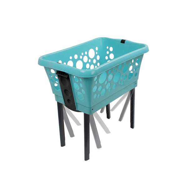 White Magic Laundry Basket On Legs