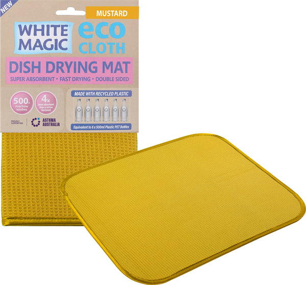 Dish Drying Mat Mustard