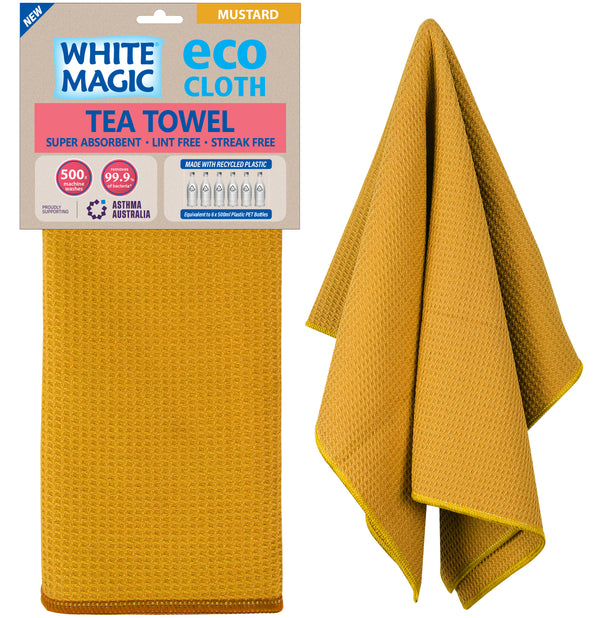 Tea Towel Single Mustard