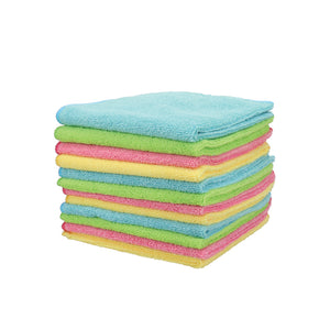 White Magic Eco Cloth Recycled General Purpose Microfibre Cleaning Cloth 12 Pack
