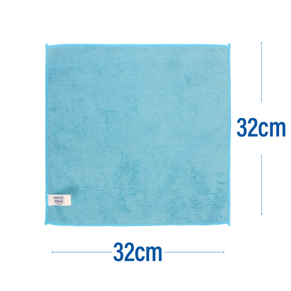 White Magic Eco Cloth Recycled General Purpose Microfibre Cleaning Cloth 12 Pack