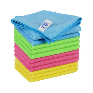 White Magic Eco Cloth Recycled General Purpose Microfibre Cleaning Cloth 12 Pack