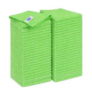 White Magic Eco Cloth Recycled General Purpose Microfibre Cleaning Cloth 50 Pack