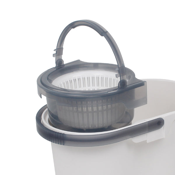 White Magic Turbo Spin Mop Spinner Basket