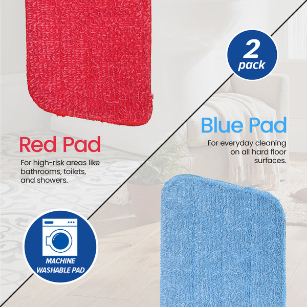 White Magic Spray Mop Wet Pad Refills - 2 pack