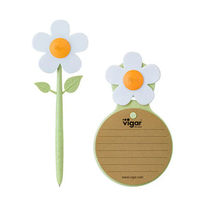 Florganic Pen with Magnet + Notebook with Suction Set