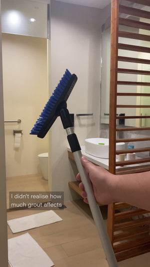 White Magic Long Handle Grout Brush