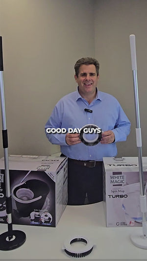 White Magic Spin Mop Scrubbing Brush