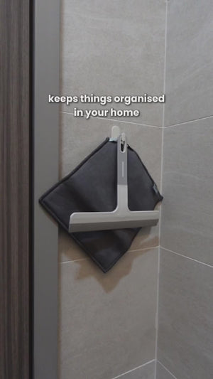 Vigar Basic Squeegee With Microfibre Cloth & 2 Hooks