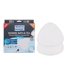 White Magic Shower, Bath & Tile Refill Triangle Heads - 2PK